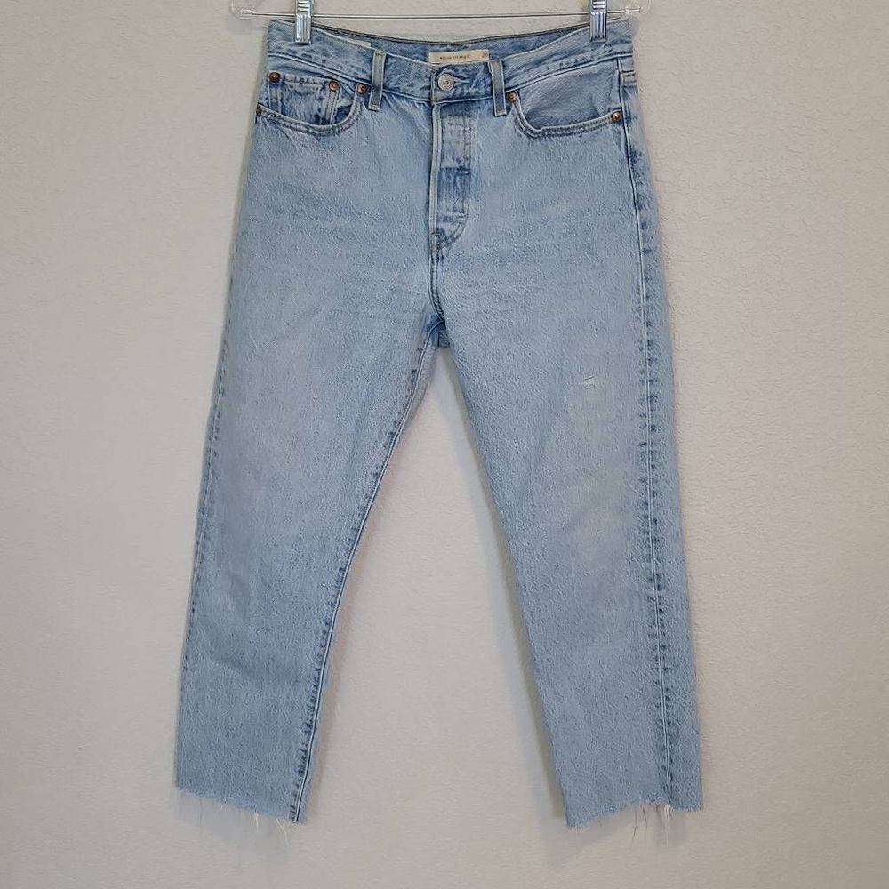 Levi's Premium Wedgie Straight Jeans Blue Size 29